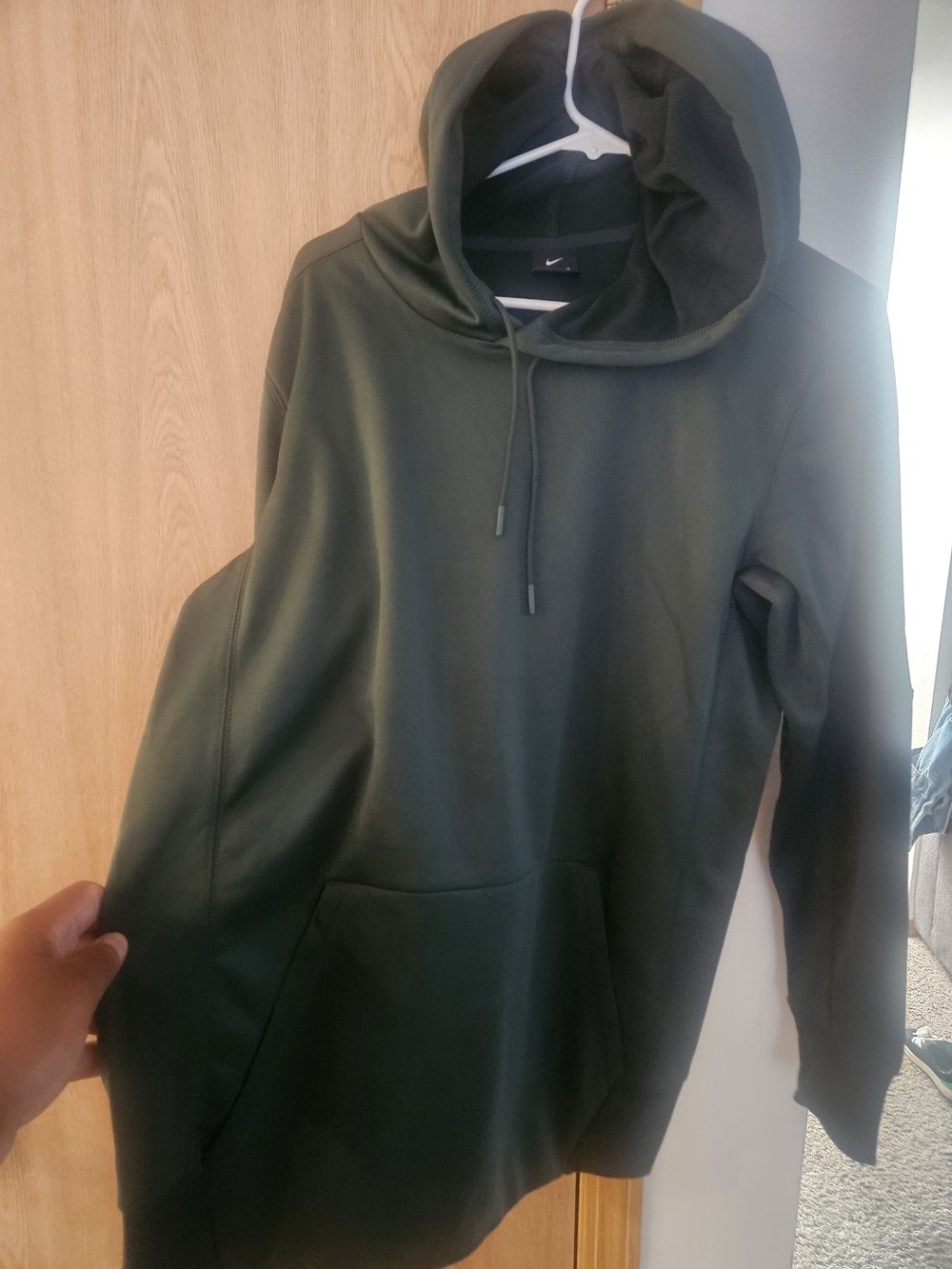 Nike Men's Dark Green Hoodie Pullover Size Small